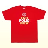 "END POLIO NOW" T-shirt XXL