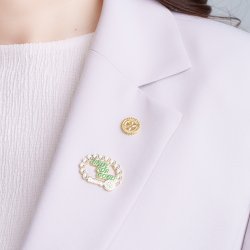 Photo2: RI Presidential Message Brooch